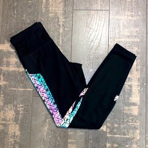 Holographic athletic workout pants size small (4/6)